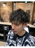 バチバチツイストスパイラルパーマ