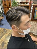 メンズショート×ハイライト