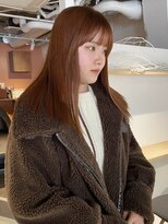 コフィー バイ メルト 吉祥寺(cofy by melt)&nbsp;【中澤彩乃】ブラッドオレンジ暖色カラーフルバング切りっぱなし