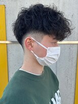 ニアウ 太田店(Niau)&nbsp;スペインカールスパイラルパーマツイストパーマメンズマッシュ