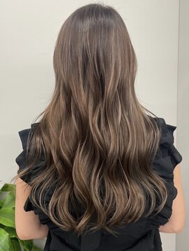 ジルブラン(JIL BLAN) ハイライトバレイヤージュダブルカラー20代30代40代グレージュ