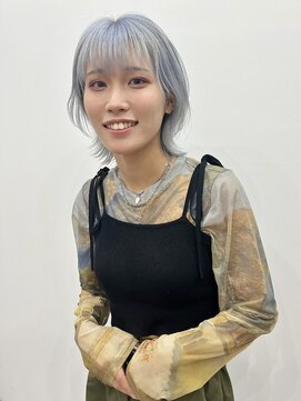 チュダック(ChuDuck) 【◎甘くてカワイイ◎】韓国風《ペールブルー》ケアブリーチ