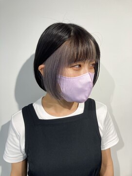 ウツギ(UTSUGI) ボブ×フェイスフレーミングホワイト