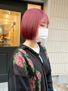 アソビ(Asobi) 【ブリーチ１回】チェリーレッド