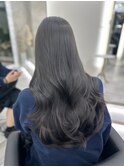 黒染めじゃない暗くても可愛い暗髪カラーアッシュグレージュ☆