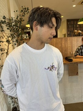 アンドファイン ヘアビューティー(&Fine hair beauty) 波巻きパーマ×ハイライトカラー