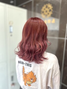 アヤナ バイ アヤラ(ayana by ayala) 【MICHIRU】ブリーチなしダブルカラー ピンクブラウン