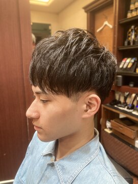 ブロートーキョー(BroTokyo) MEN’Sツーブロックマッシュ束感セットメンズ/銀座/理容室/床屋