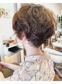 柔らかコンパクトショートパーマ