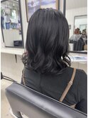 コテ巻き風デジタルパーマ