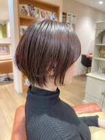 リタ(Lita)&nbsp;大人気！！くびれショート　ピンクブラウン　小顔カット