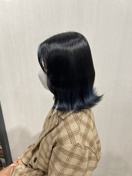リジョイスヘア エン(REJOICE hair EN) ブルーブラック×ネイビーブルー