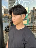 MEN'SHAIRウルフカルマパーマメンズショートイージーパーマ