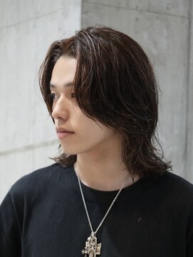 フィフスパーク(fifth PARK) メンズミディアムメンズロングメンズボブ緩めスパイラルパーマ