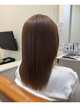 ヘアアンドリラクゼーション ジン(Jinn) つるりんちょ髪質改善ストレート