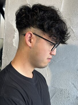 ニアウ 高崎店(Niau) スペインカールメンズパーマメンズマッシュバーバー郡馬高崎眉毛