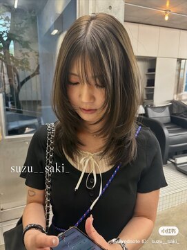 キーチェ 梅田中崎町(keych) レイヤーカット/ミディアムレイヤー/髪質改善/顔まわりカット