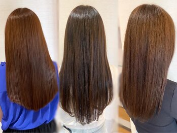 エムウィッシュ(M Wish)の写真/《髪質改善》髪のお悩みを解決!"オージュアサロンTR"を始め,ダメージ軽減するプレックス剤入のケアカラー♪