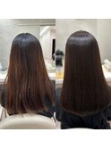 20代　カラーと一緒にすると艶が倍増！