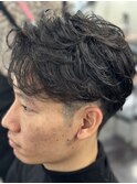 【メンズ】毛流れ抜群!大人気フェザーパーマ♪【小松】