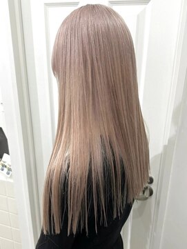 デート 原宿(DATE) ベージュ/ダブルカラー/ケアブリーチ/髪質改善/原宿