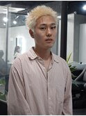 スパイキーショート/ブロンド/ブリーチカラー/抜きっぱなし