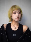 【GEEKS渋谷】レイヤーボブ/デザインカラー/ハイトーン/前髪あり