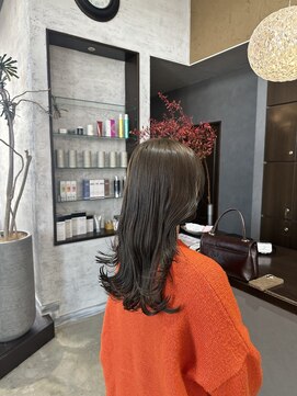 アールトゥーヘアー(art To Hair) スモーキーベージュ/レイヤーカット/ロングヘア