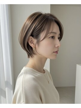 ゲイン(Gain) ショートカット・レイヤーカット×白髪ぼかし