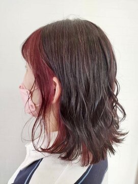 ガーデン 西川田店(garden) 宇都宮ブリーチなしダブルカラーレイヤーカット顔周りカット韓国