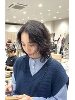 アッドバイケンジ(Add.. by KENJE) カット+デジタルパーマ【戸塚/戸塚駅/戸塚駅近/顔周り/パーマ