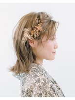 花恋&nbsp;外ハネハーフアップ