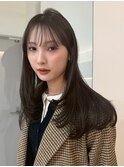 &nbsp;顔周りレイヤーカットべージュカラーくびれレイヤーカット