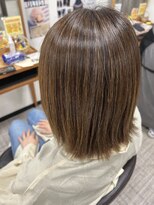 クシロビューティー 肩上ボブの髪質改善ストレート