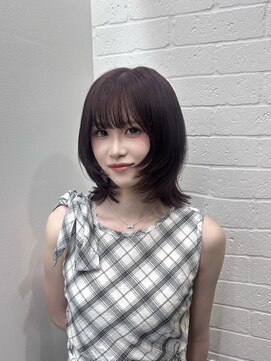 ノーム バイ アウラ(norm. by aura) ラベンダーカラー、ブリーチなしダブルカラー、秋カラー