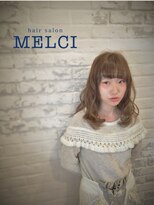 メルシー(MELCI) 【MELCI】お洒落に印象づけるくるりんベビーバング