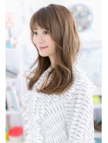 ヘアアンドビューティー ミック(Hair & Beauty miq) ゆるくびれカールでフェミニン♪小顔ひとめぼれロングb