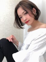 フレーム ヘア ルーム 天王寺駅前店(FRAME hair room)&nbsp;【フレーム/全席個室サロン】ナチュレイヤーボブ×ハイライト