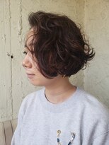 ペネロープ(Penelope)&nbsp;王道前下がりショートボブ×ウェーブパーマ！　担当　遠藤至