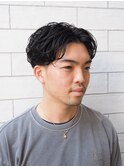 センターパート サーファースタイル