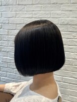 ネオリーブアオバ 高田馬場店(Neolive aoba)&nbsp;切りっぱなし前下がりボブ【高田馬場】