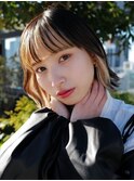 フェイスフレーミング_ショートボブ