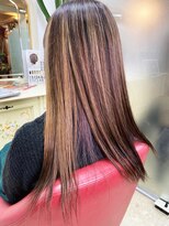 アルファ インタラクティブ エム フラワー(ALUFA interactive.M Flower)&nbsp;20代30代ダブルカラーブリーチ立体感グラデーション透明感