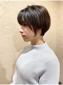 癖毛、多毛でもまとまる丸みのあるショートボブ☆
