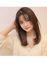 アグ ヘアー フォンテ 大泉学園店(Agu hair fonte)&nbsp;《Agu hair》シースルーバング×大人ナチュストレート