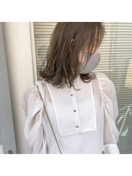 ミント(mint) オリーブグレー/オリーブグレージュ/オリーブ/くすみカラー/ボブ