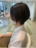 縮毛矯正×ショートボブ