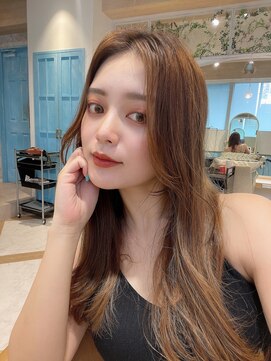 ロンド ストラーダ 心斎橋(Lond strada) [Lond西村]大人かわいい韓国風美髪/ネビージュ/こなれミディ