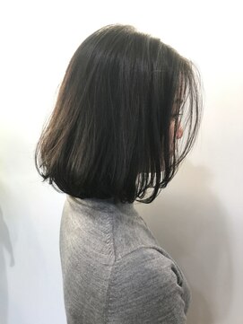 セックヘアデザイン(Sec hair design) 【Sec. hair design 水戸】ふんわりボブ+iNOAオイルカラー