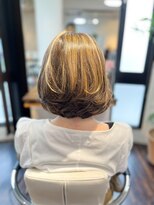 アトリエアルシュ(atelier ARCHE) 丸みボブ,ハイライト,軽いボブ,大人ボブ